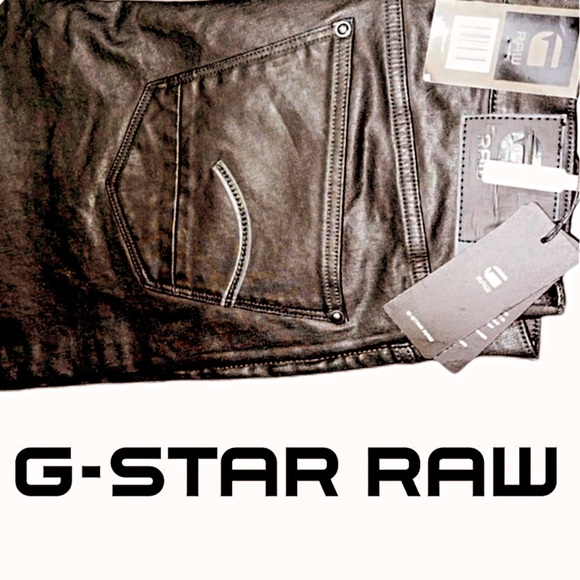 **HOTT** Men’s G-Star Raw Black Revend Skinny Jean in Stretch Denim - Size 32/34 - Picture 1 of 9